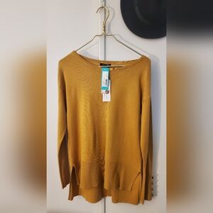Lety & Me - Women's Mustard Sweater - SIZE SMALL